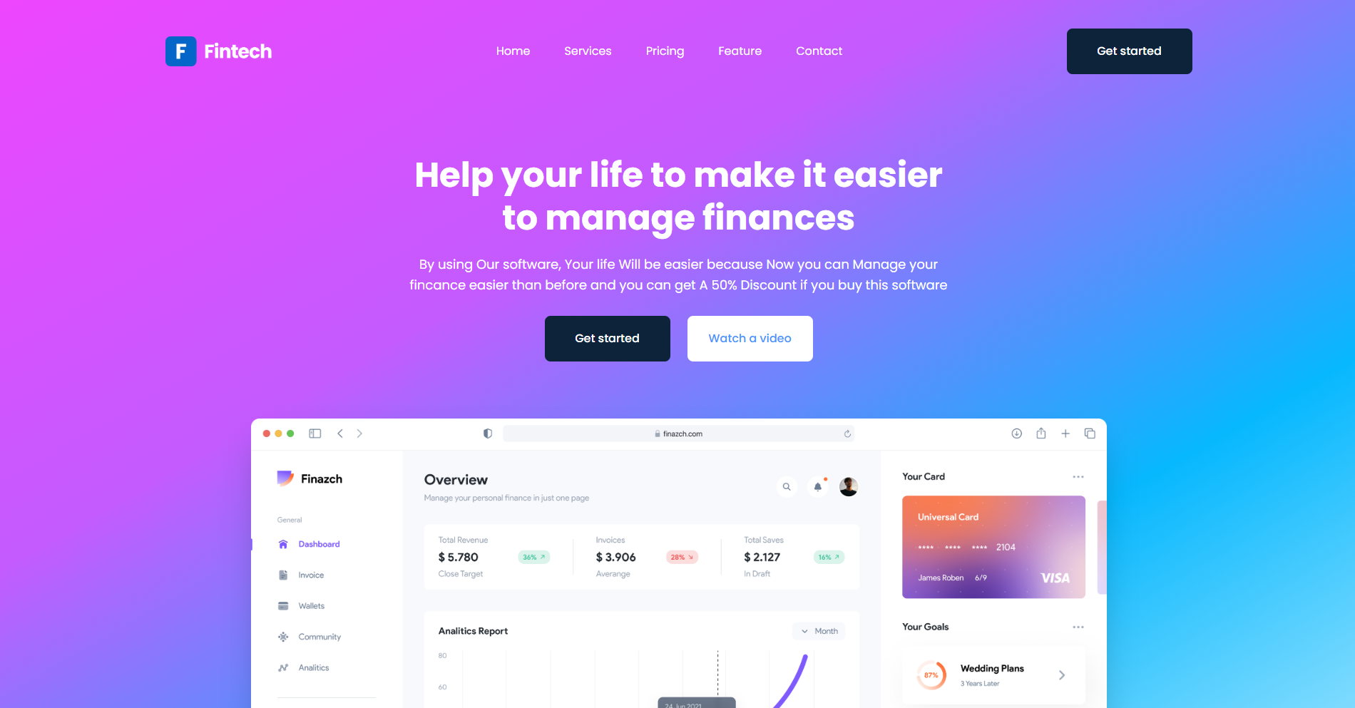 Landingpage PR01 preview