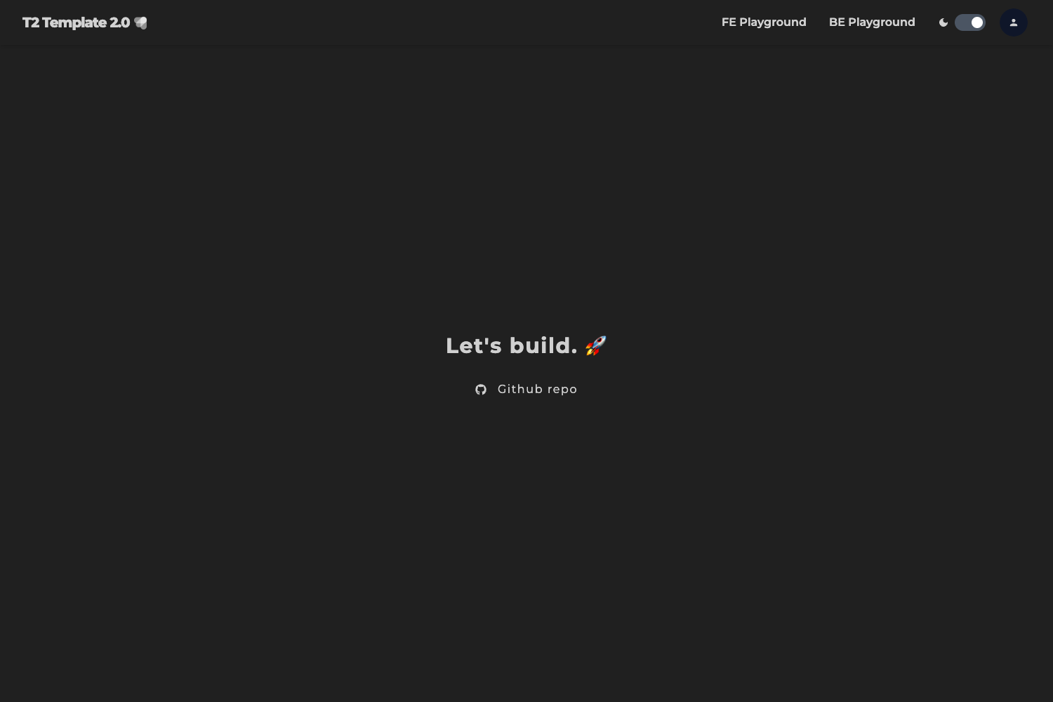 T2 Template 2.0 preview