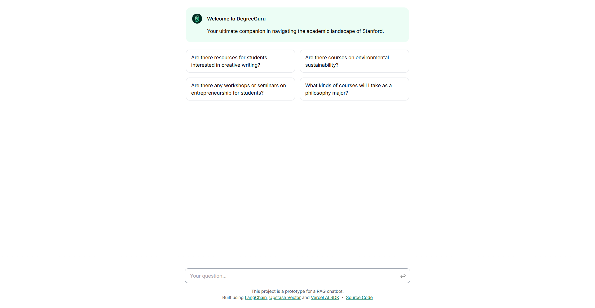 DegreeGuru preview