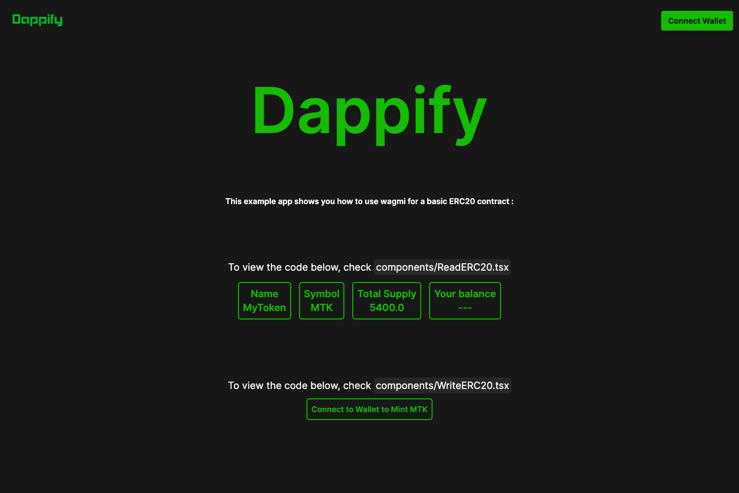 Dappify preview