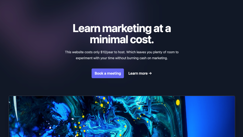 Image for Minimal Marketing on template0.com