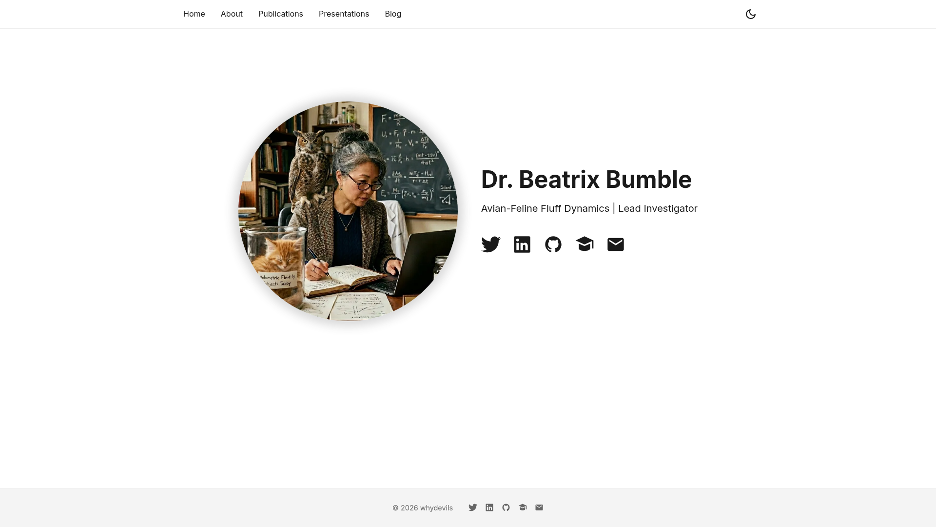 screenshot of Astro Scholar on template0.com
