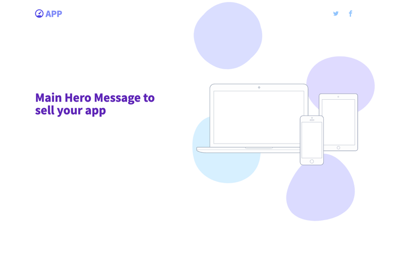Image for App Landing Page on template0.com