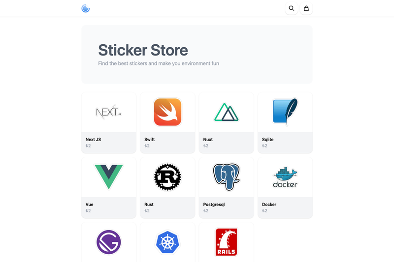 Image for Sticker Store on template0.com Image for Sticker Store on template0.com