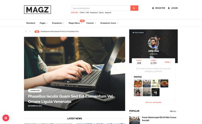 Image for Magz on template0.com