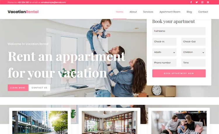 Image for Vacation Rental on template0.com