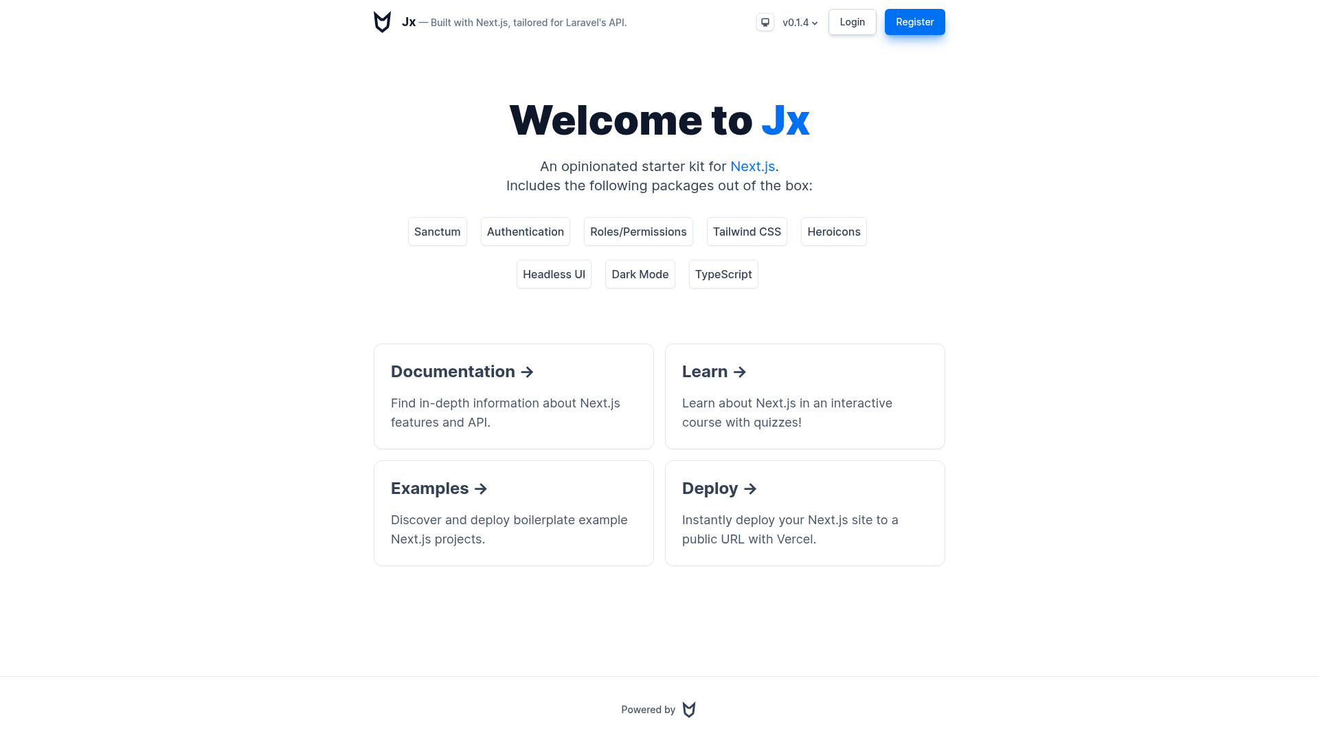 screenshot of Jx on template0.com