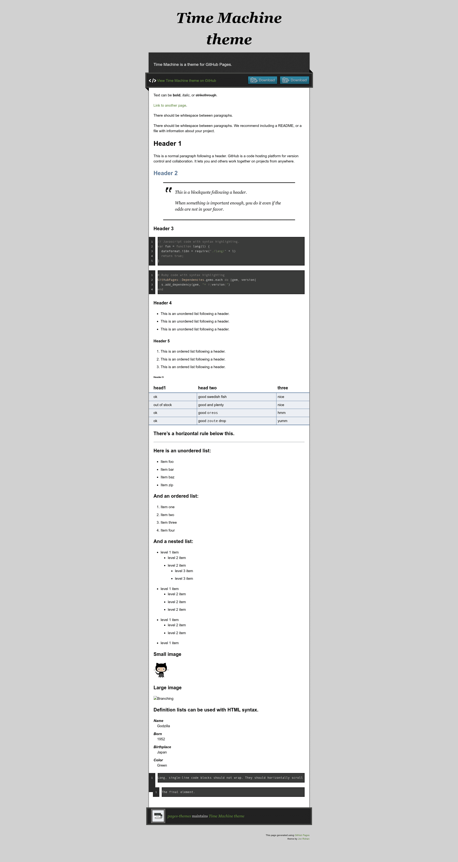 screenshot of Time Machine on template0.com