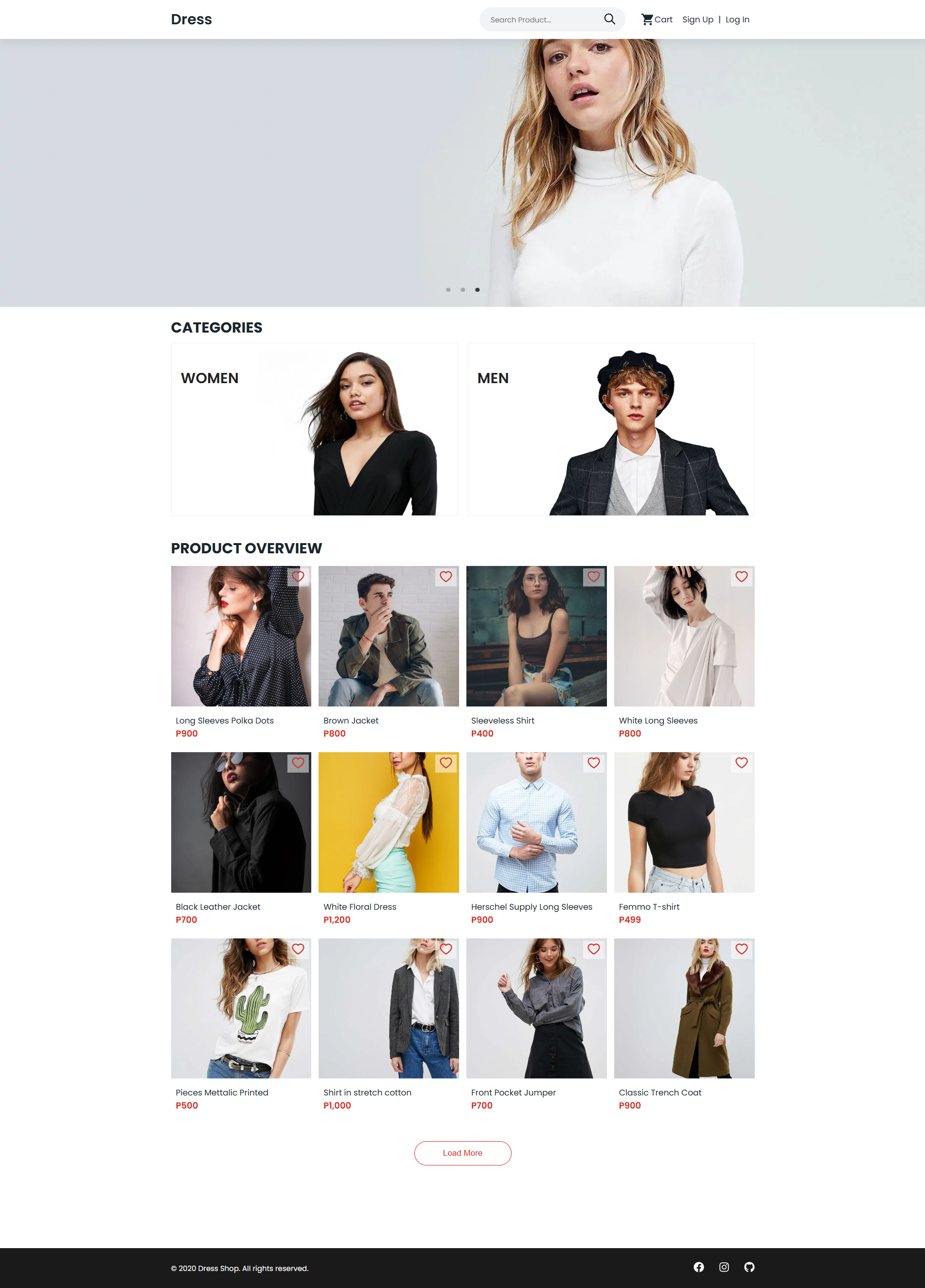 Image for DRESS SHOP(ecommerce nextjs template) on template0.com