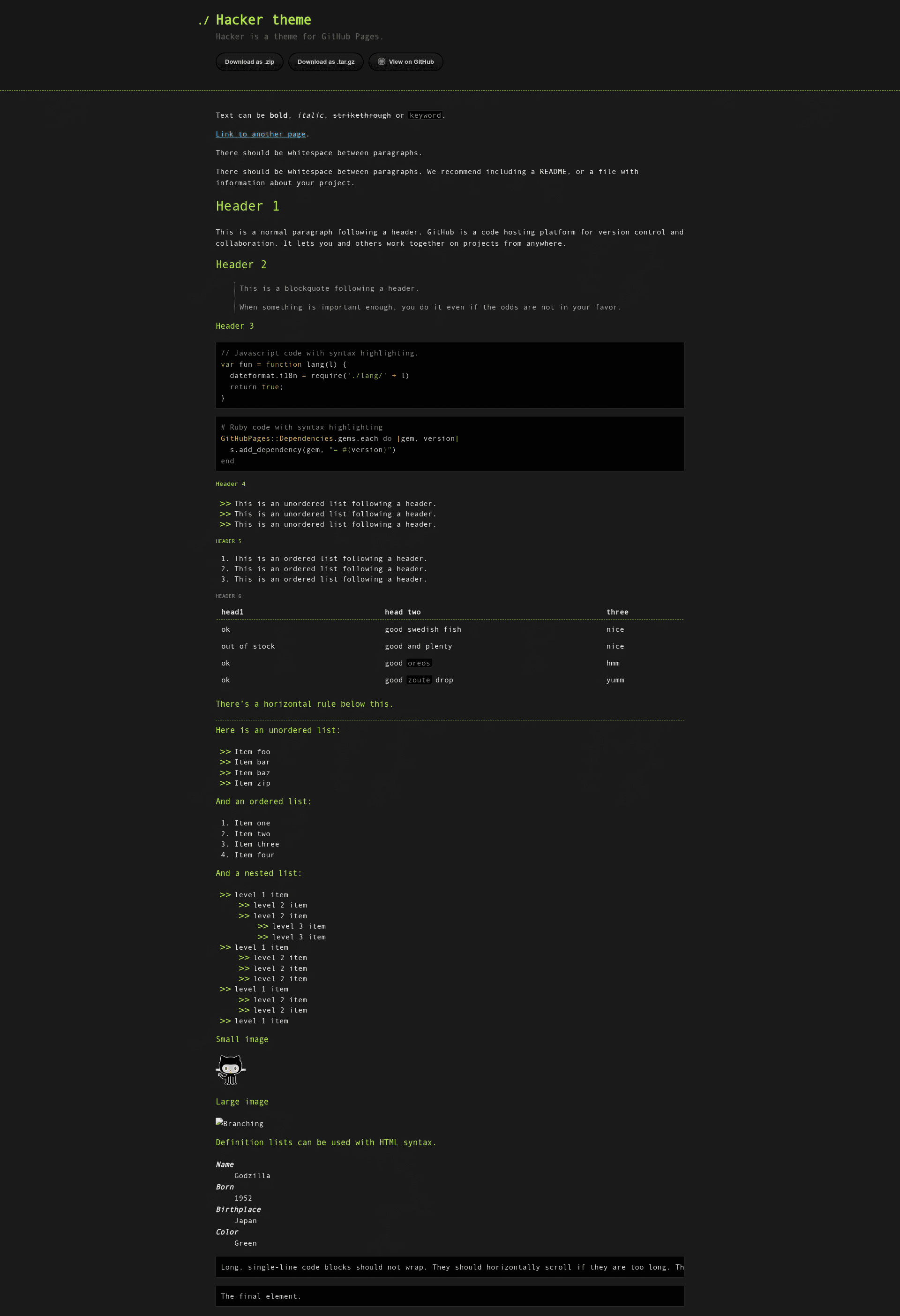 screenshot of Hacker on template0.com