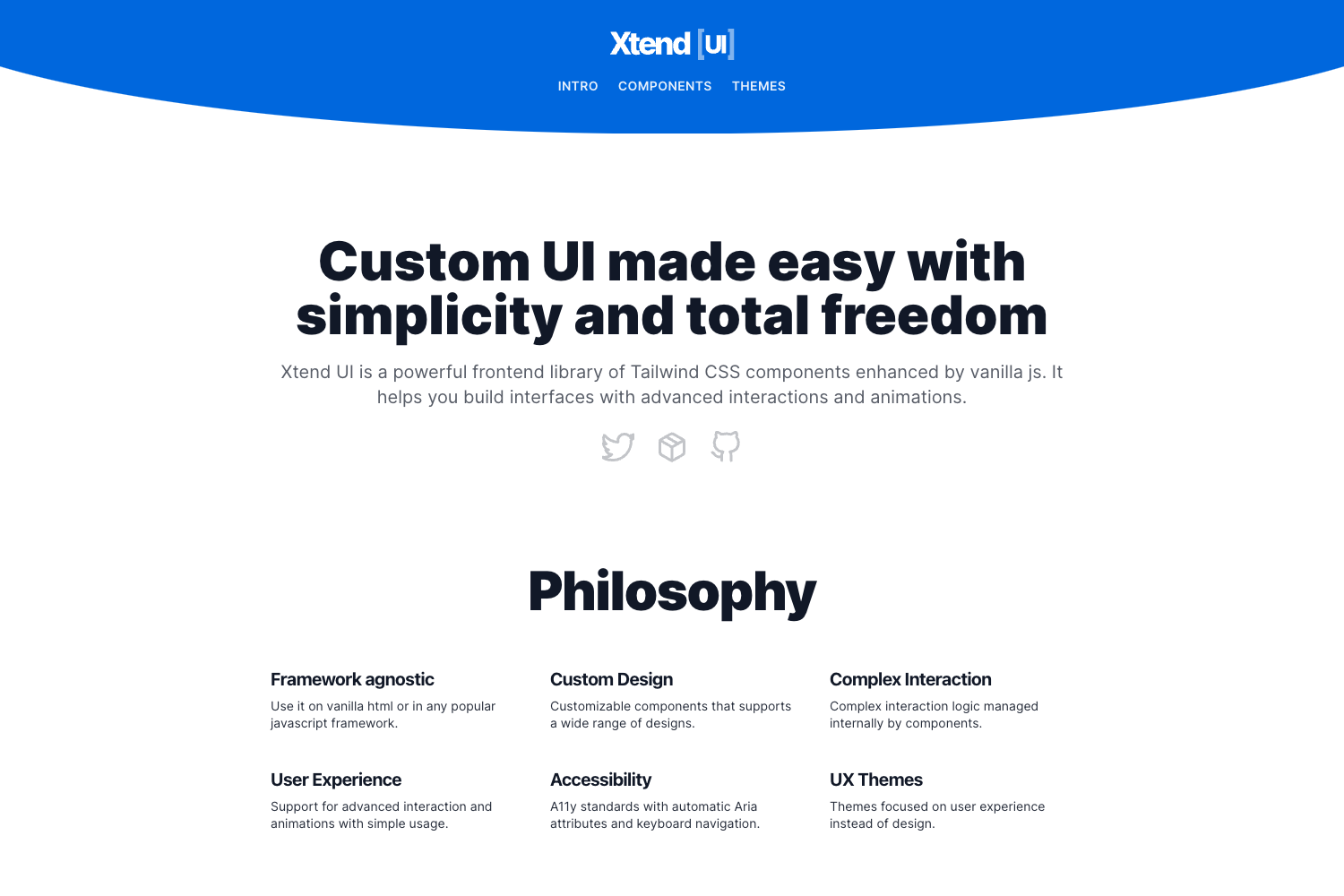 Xtend UI preview