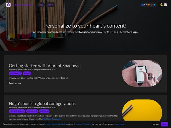Image for Vibrant Shadows on template0.com Image for Vibrant Shadows on template0.com