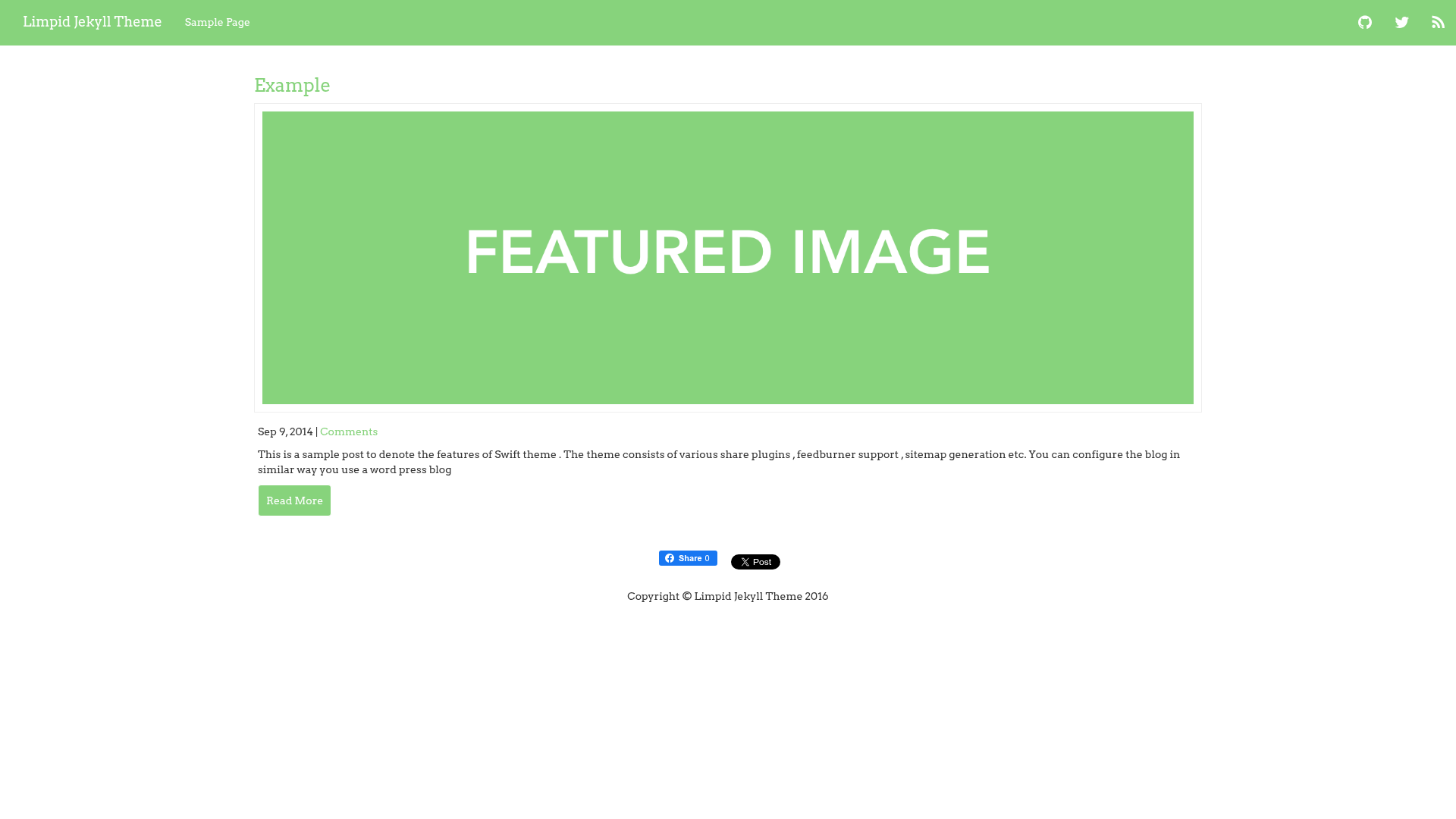 screenshot of Limpid Jekyll Theme on template0.com