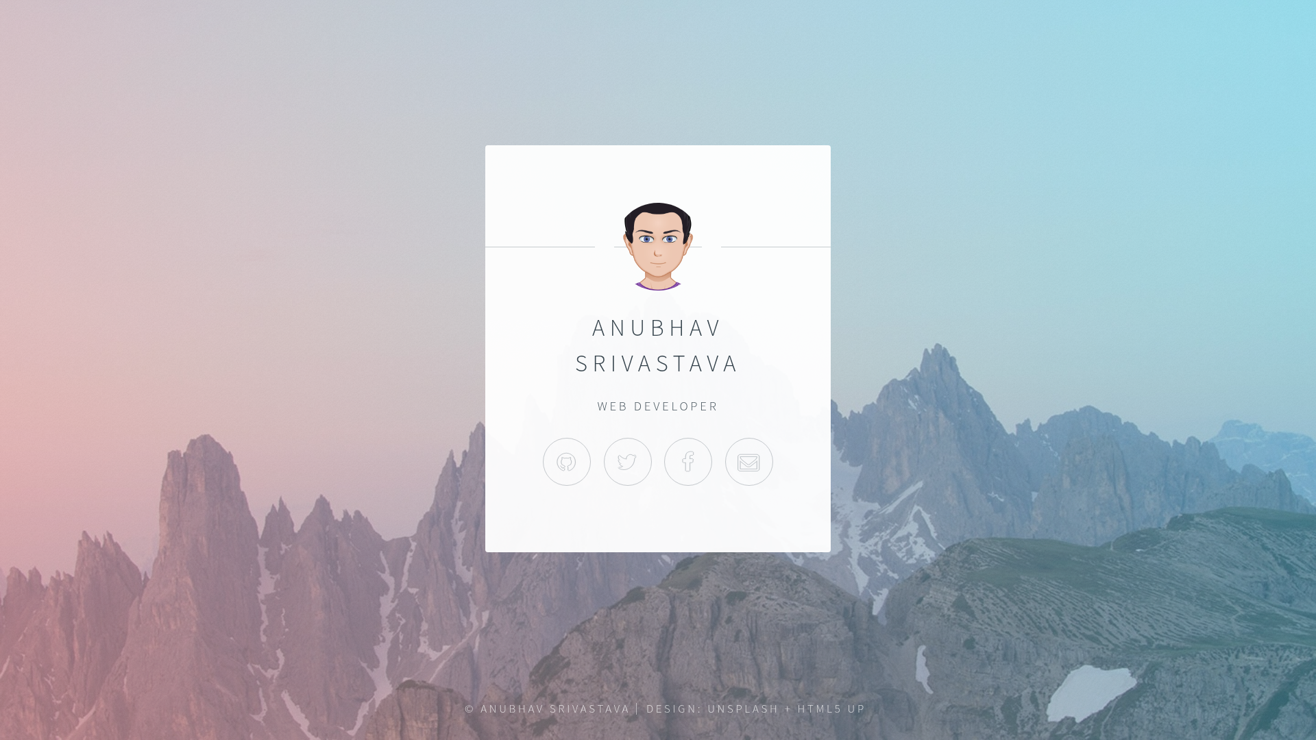 screenshot of Gatsby Starter Identity on template0.com