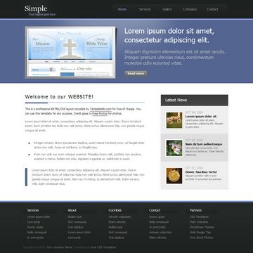 Image for Simple Blue on template0.com Image for Simple Blue on template0.com