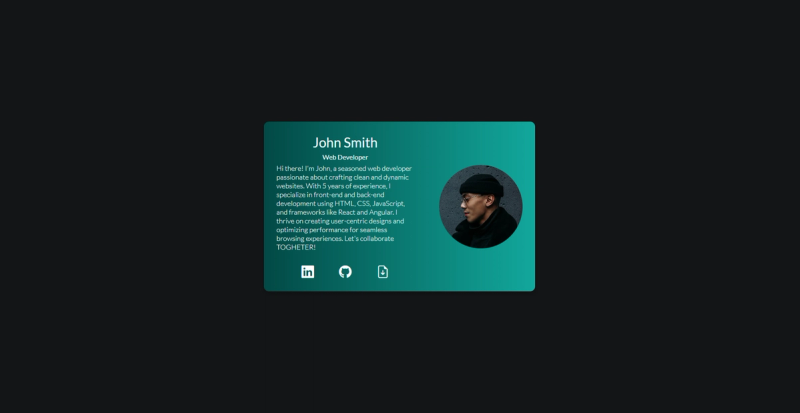 Image for Professional Card(portfolio nextjs template) on template0.com Image for Professional Card(portfolio nextjs template) on template0.com