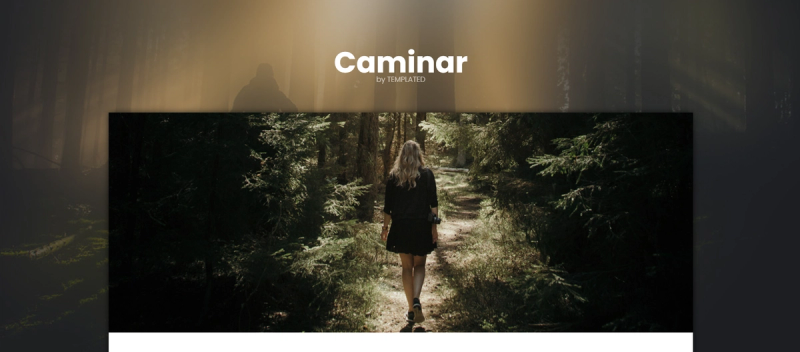 Image for Caminar(personal html template) on template0.com