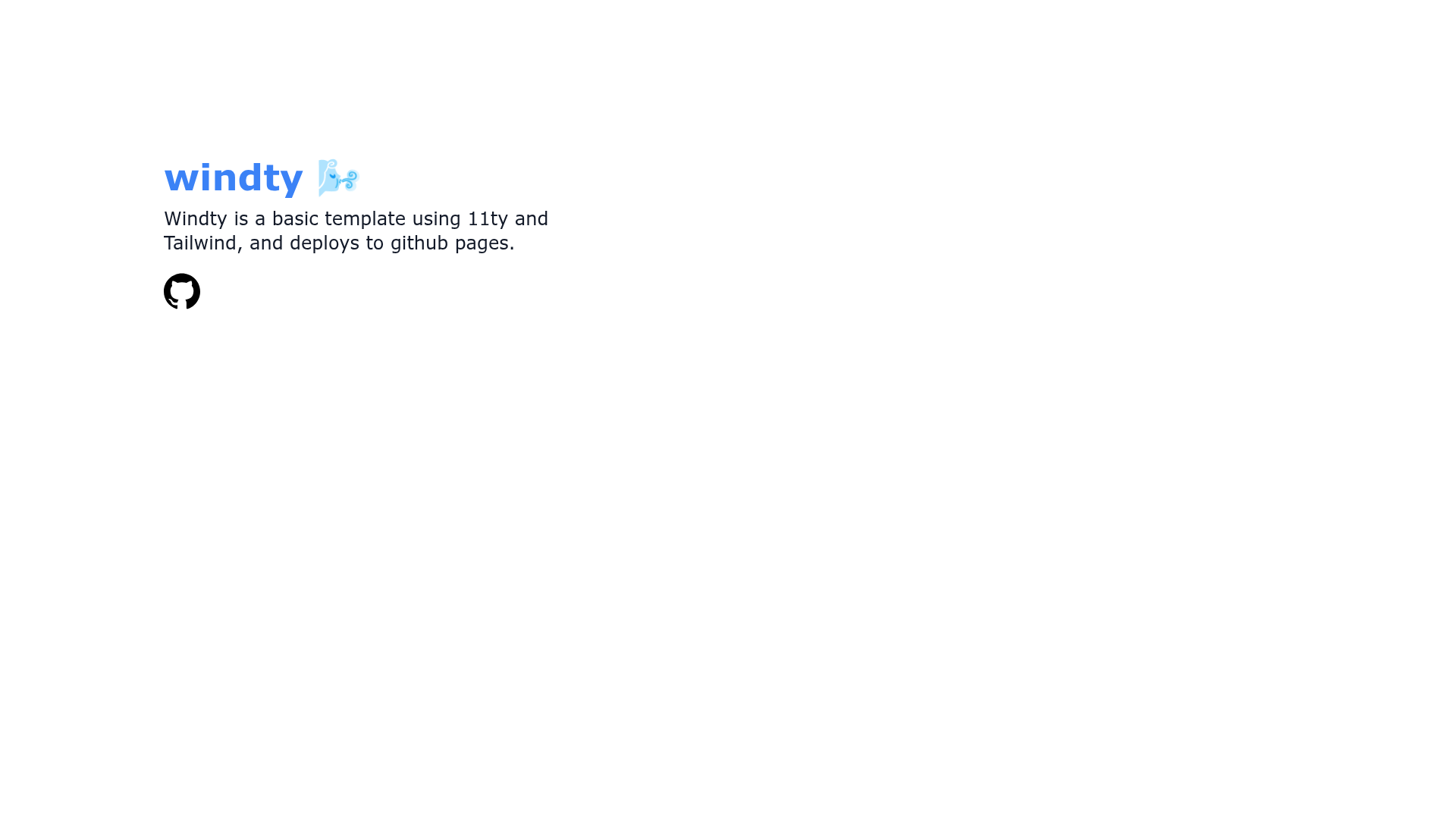 screenshot of Windty on template0.com