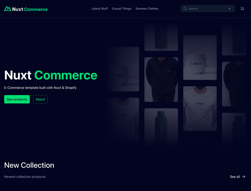 Image for Nuxt Commerce on template0.com Image for Nuxt Commerce on template0.com
