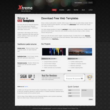 Image for Xtreme Template on template0.com Image for Xtreme Template on template0.com