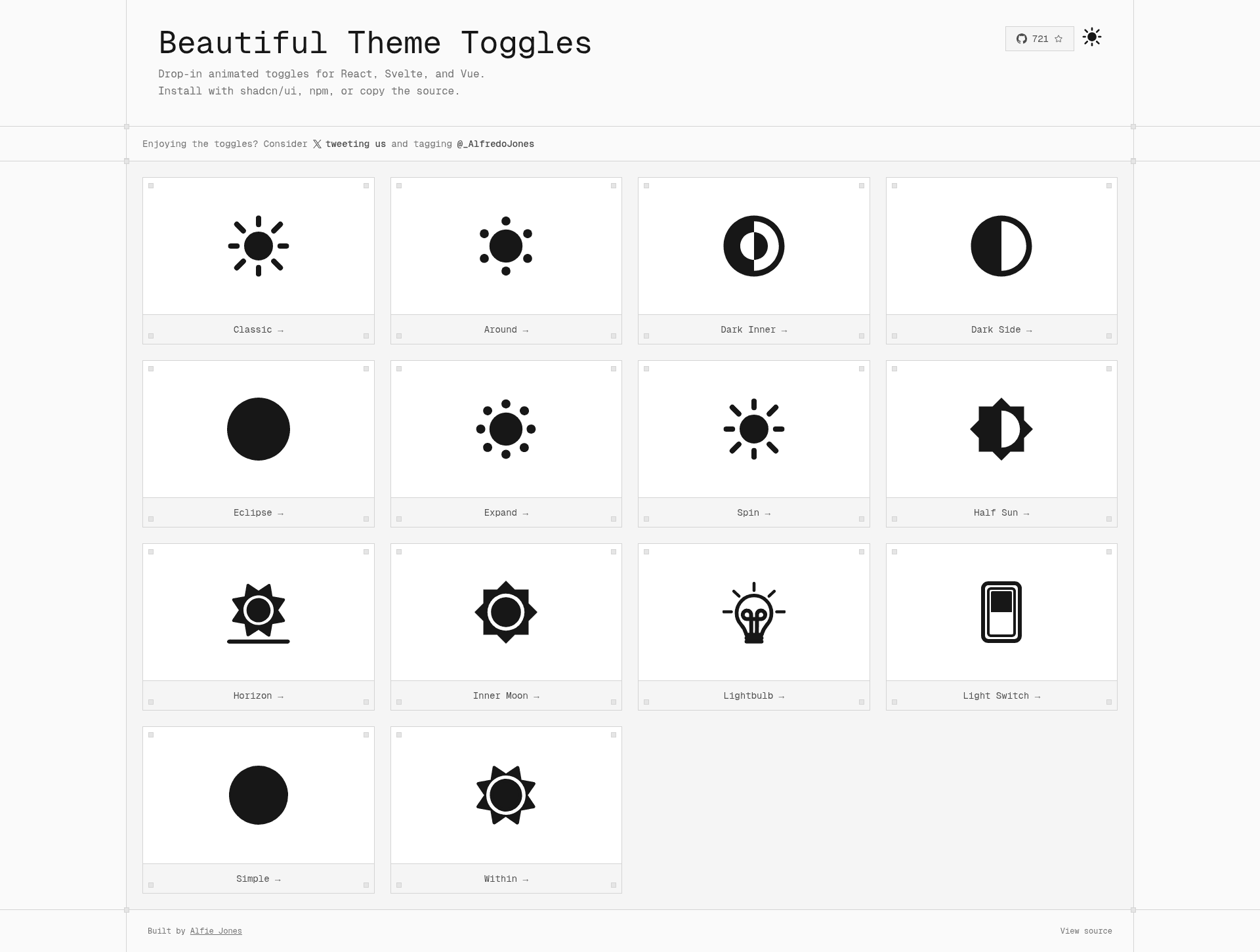 screenshot of Theme Toggles on template0.com