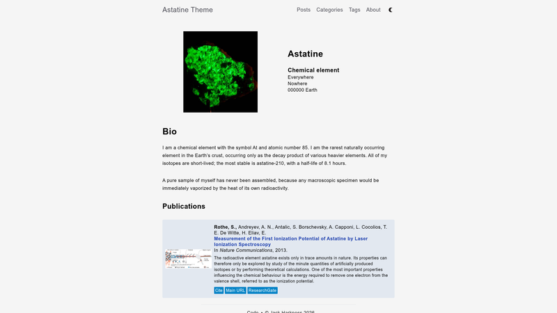 Image for Astatine on template0.com Image for Astatine on template0.com