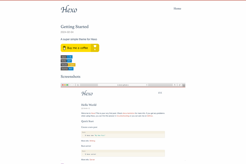Image for Hexo Theme Even on template0.com Image for Hexo Theme Even on template0.com