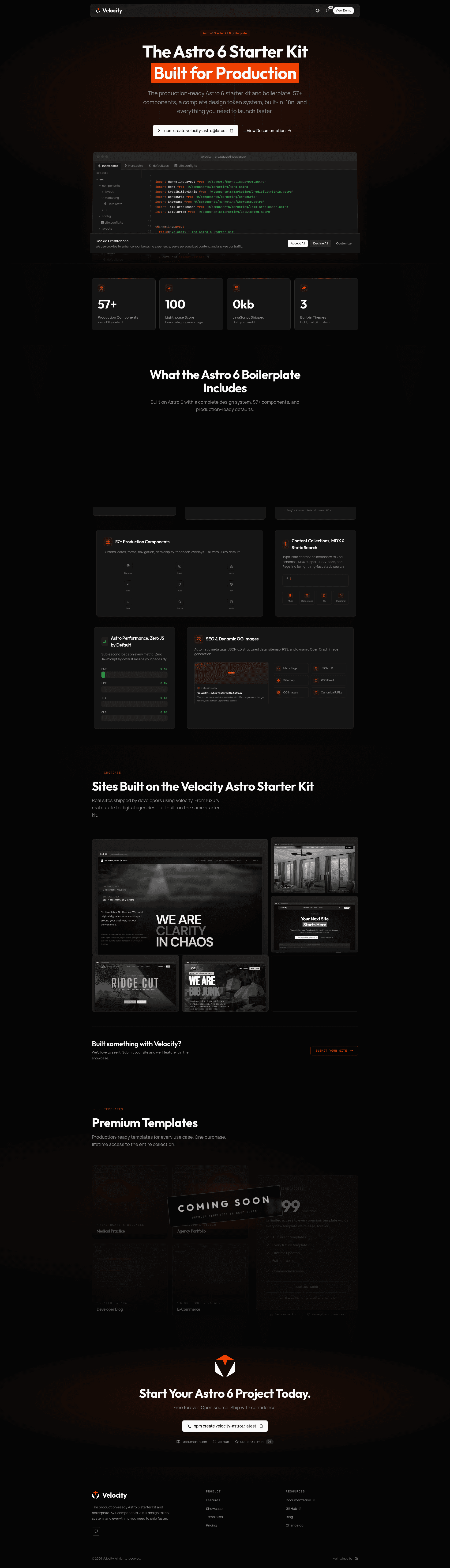 screenshot of Velocity on template0.com