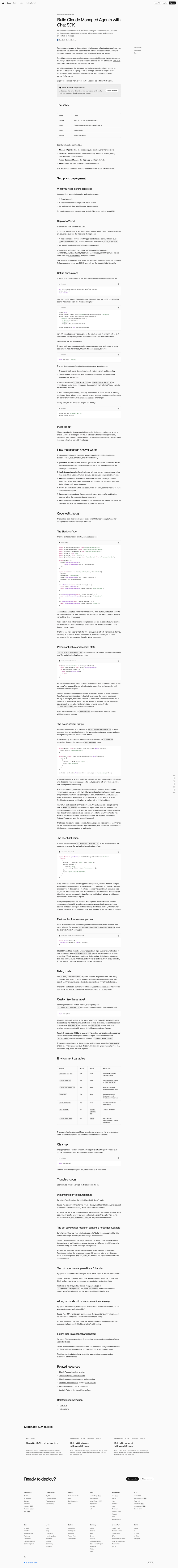 screenshot of Claude Research Analyst for Slack on template0.com