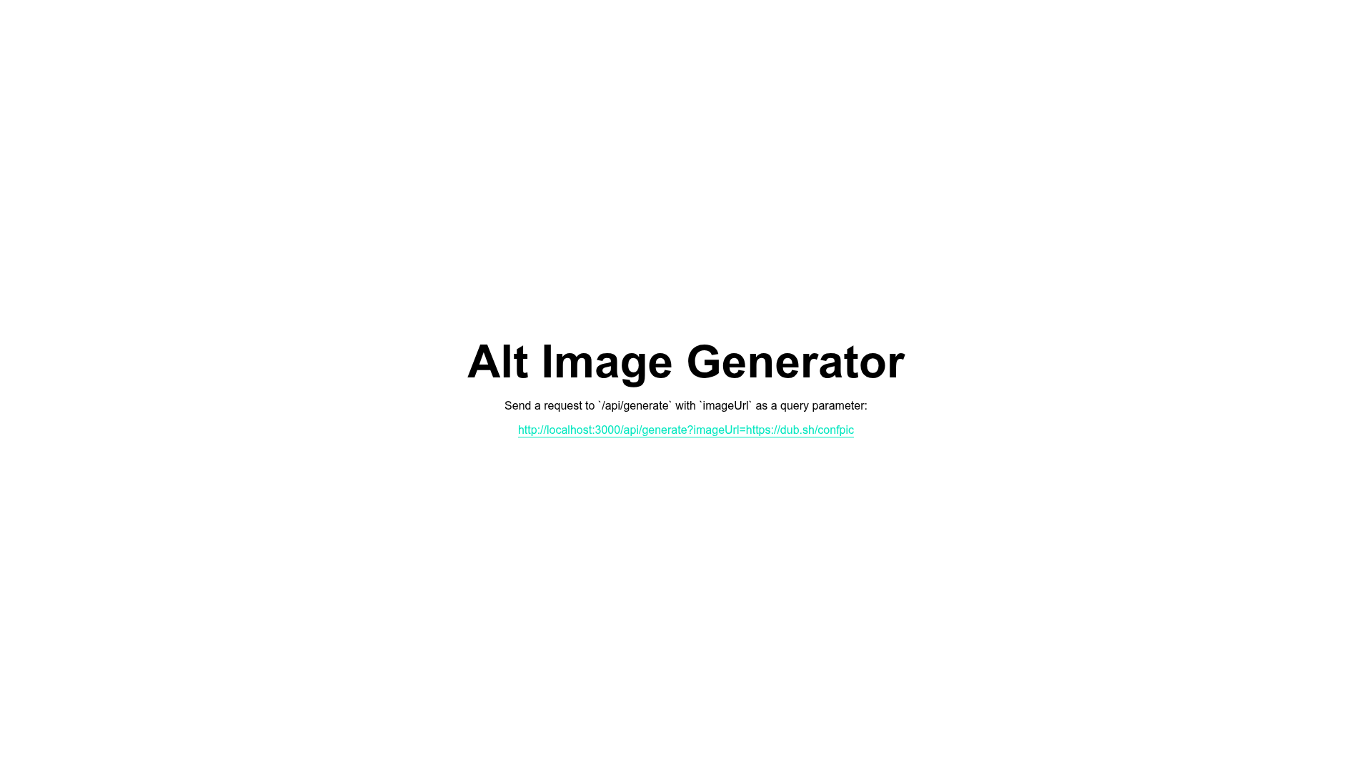 screenshot of Alt Image Generator on template0.com