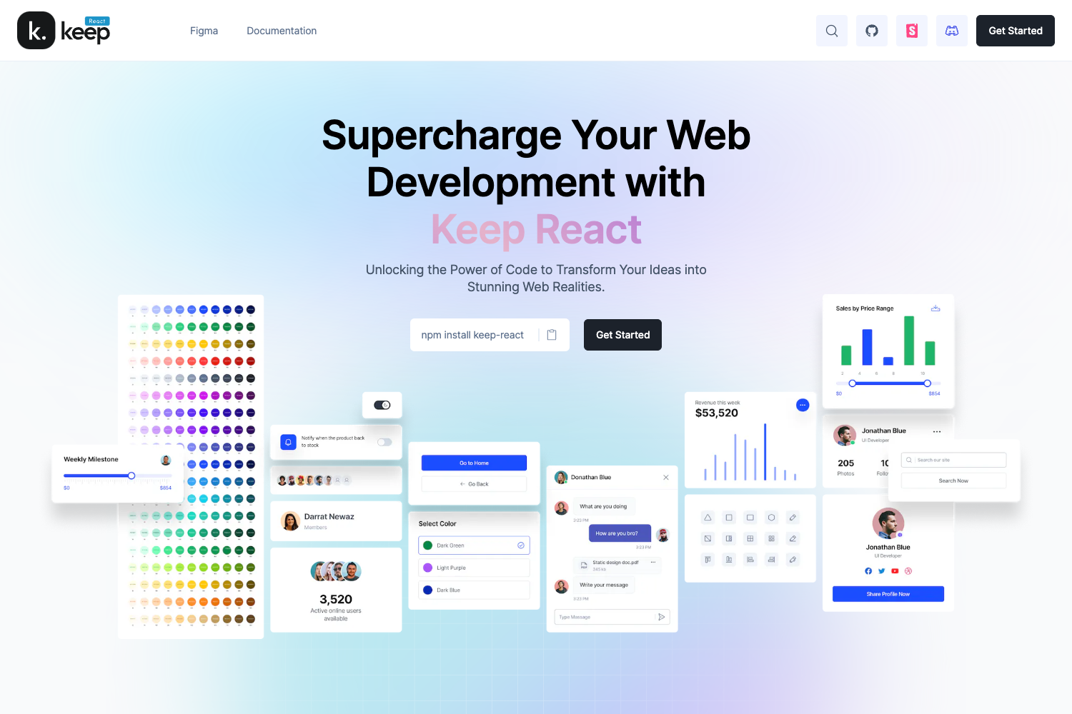 Keep React preview