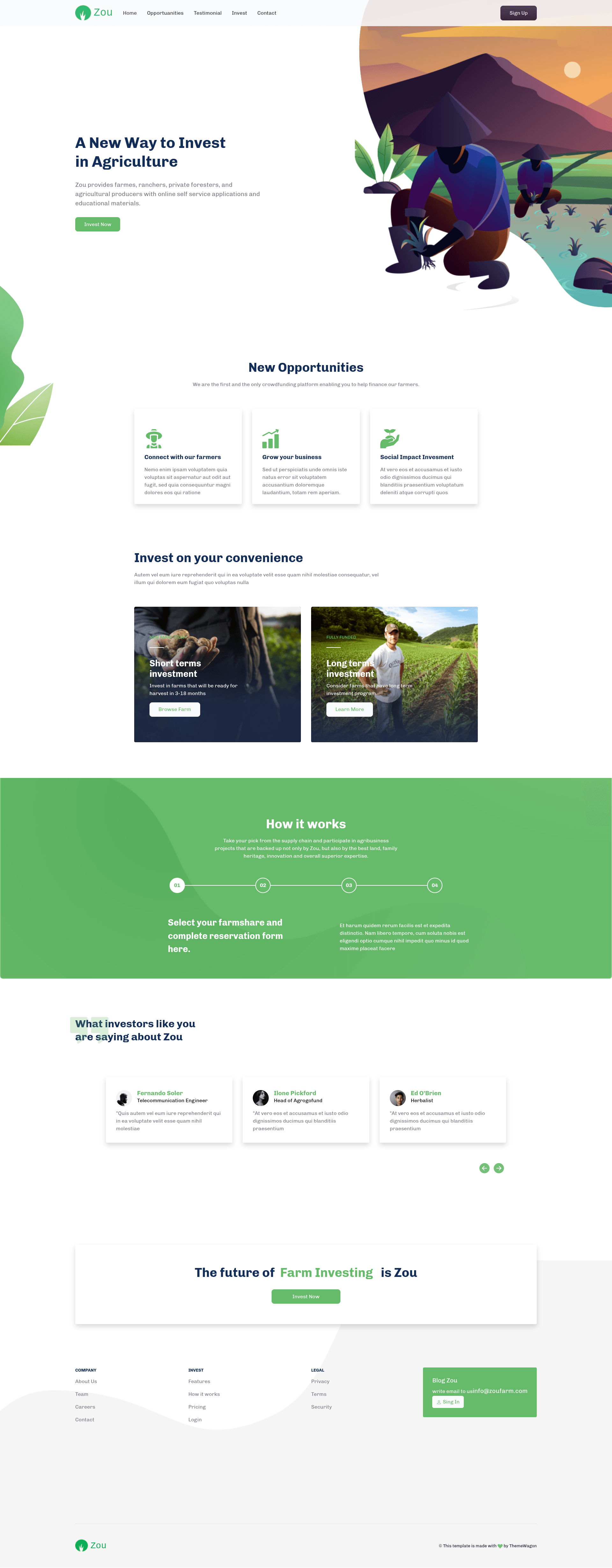 screenshot of Zoufarm on template0.com