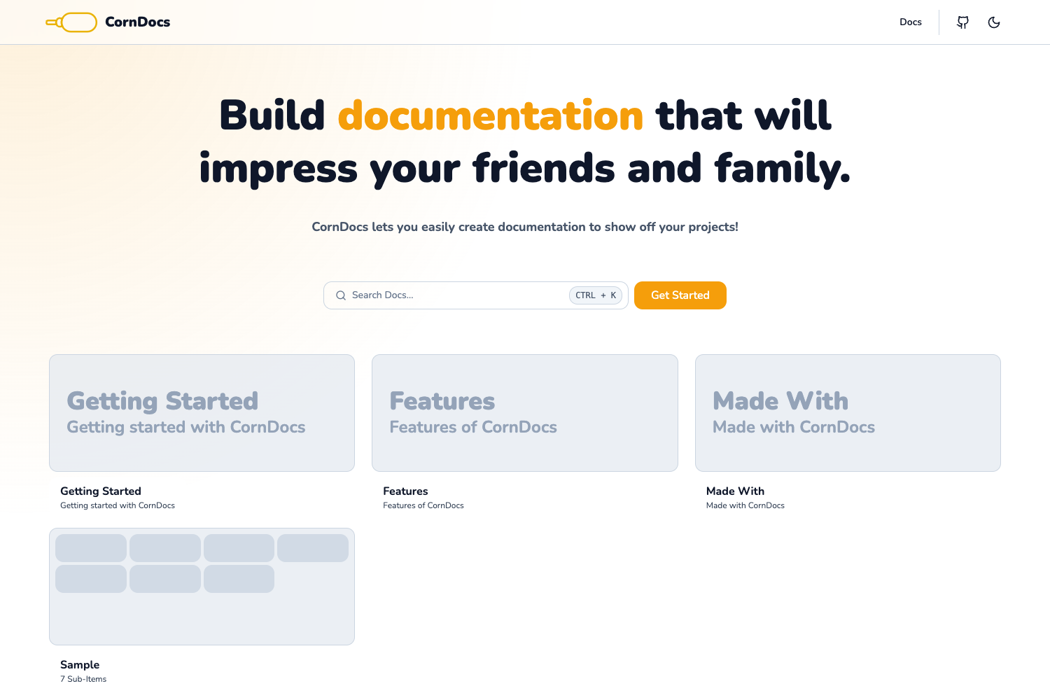 CornDocs preview