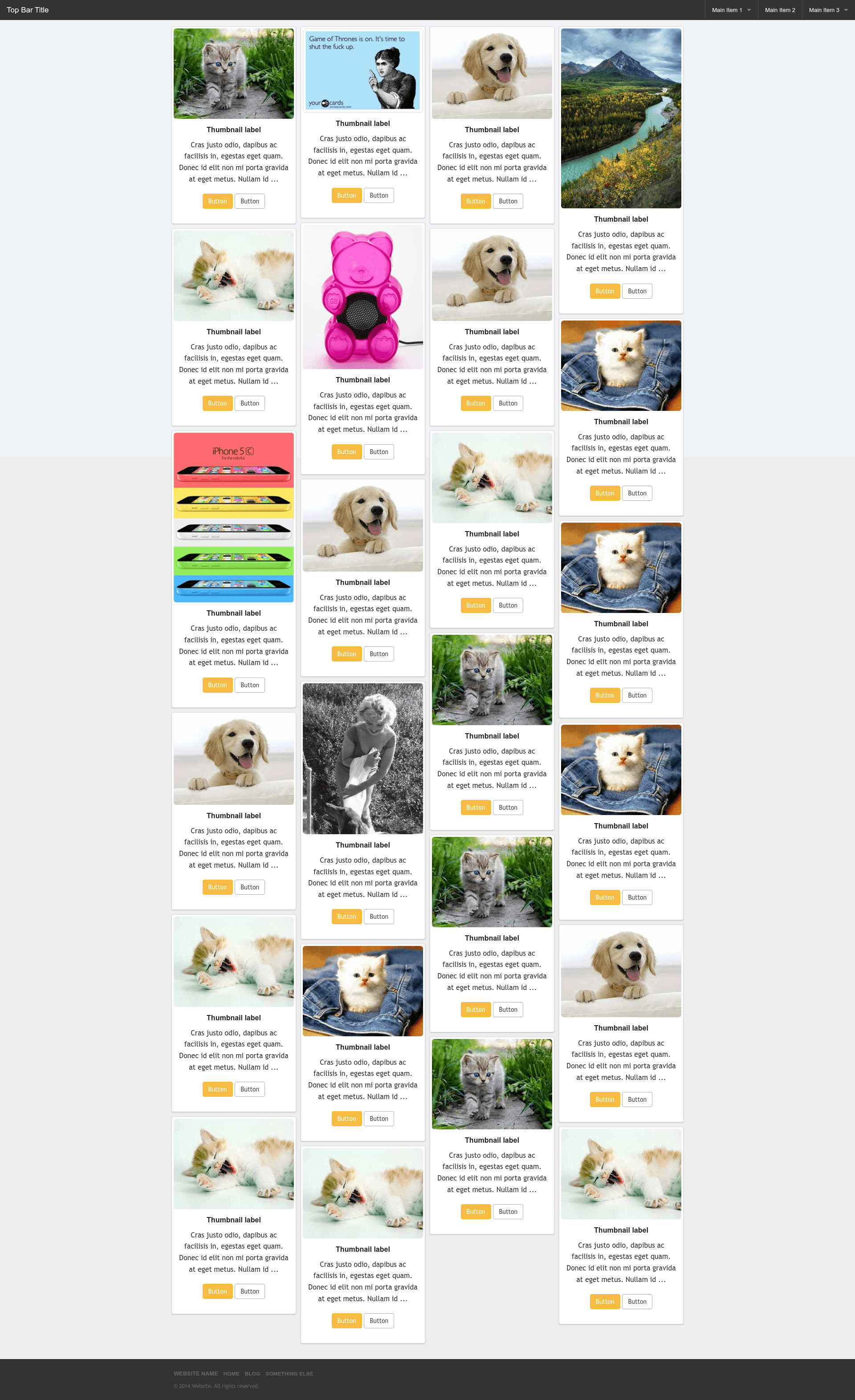 screenshot of Foundation Masonry on template0.com