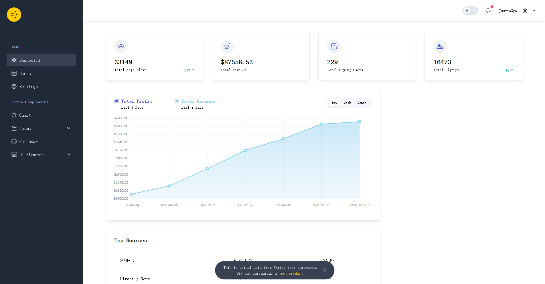 Image for Open Saas(bolierplate react template) on template0.com