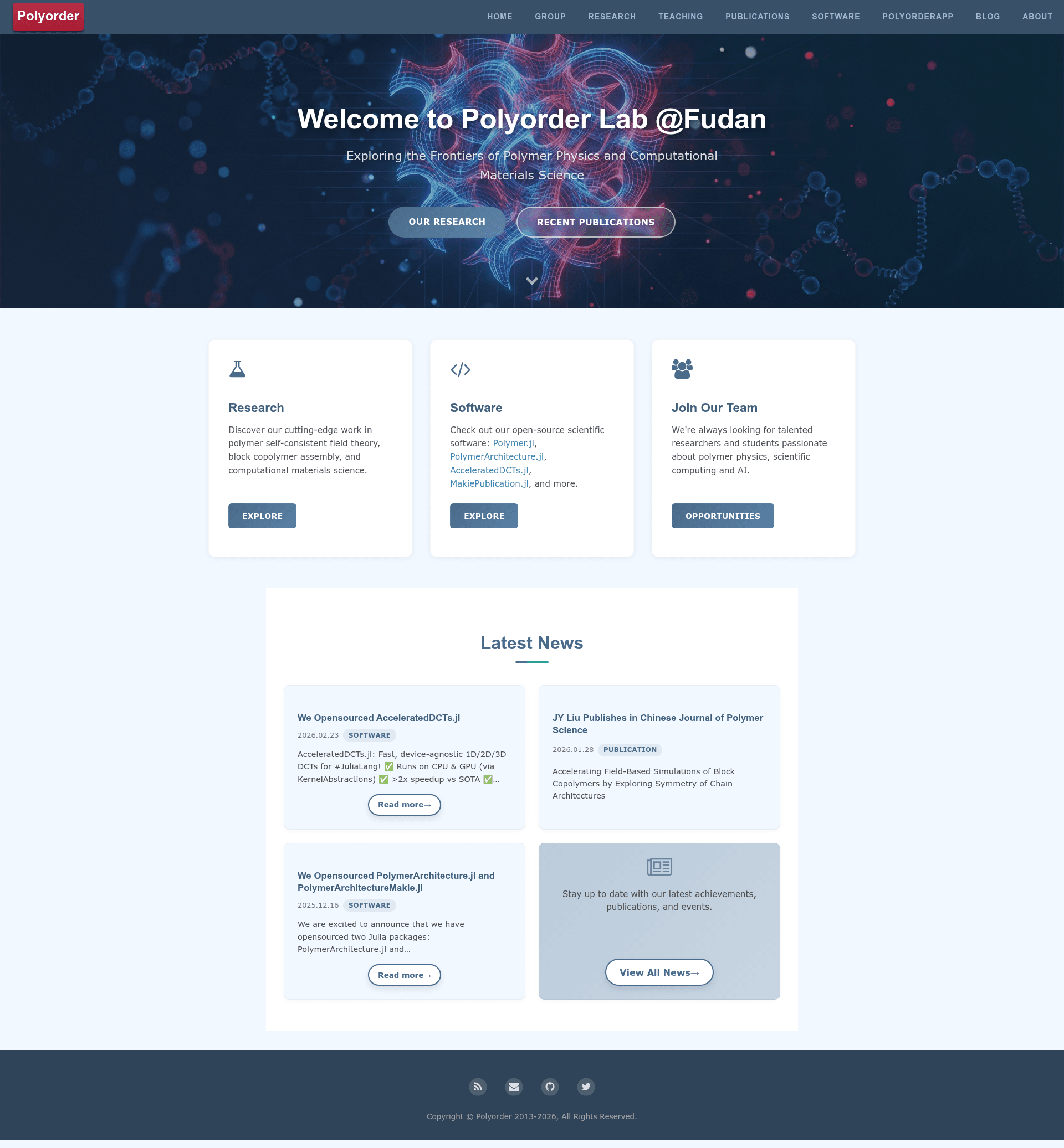 screenshot of LYX Jekyll Theme on template0.com