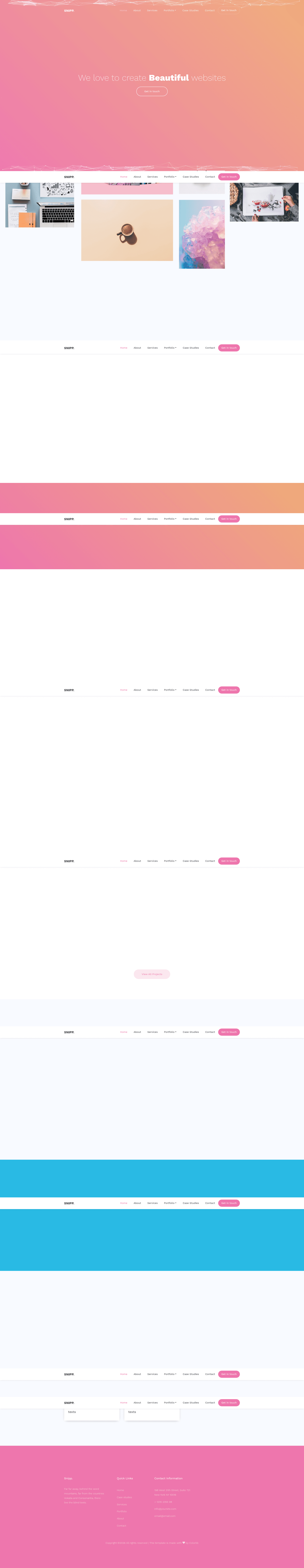 screenshot of Snipp on template0.com