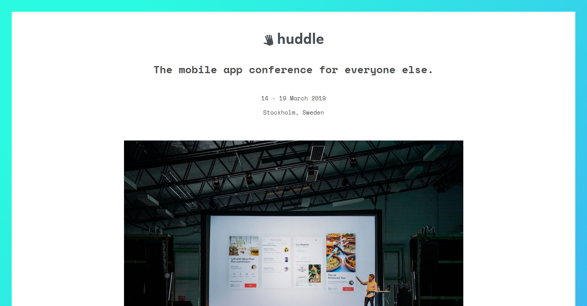 Huddle preview