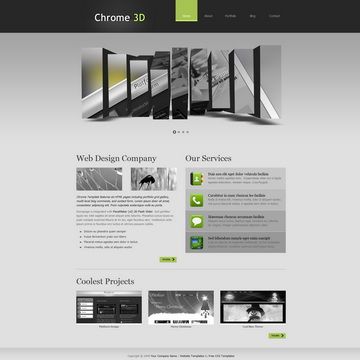 Image for Chrome Template on template0.com Image for Chrome Template on template0.com