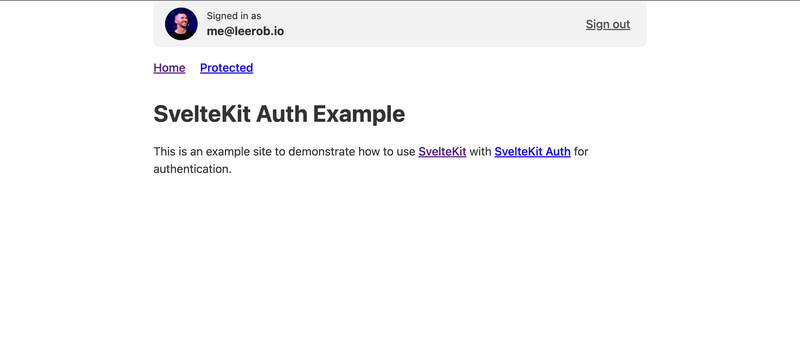 Image for SvelteKit Auth Example on template0.com Image for SvelteKit Auth Example on template0.com