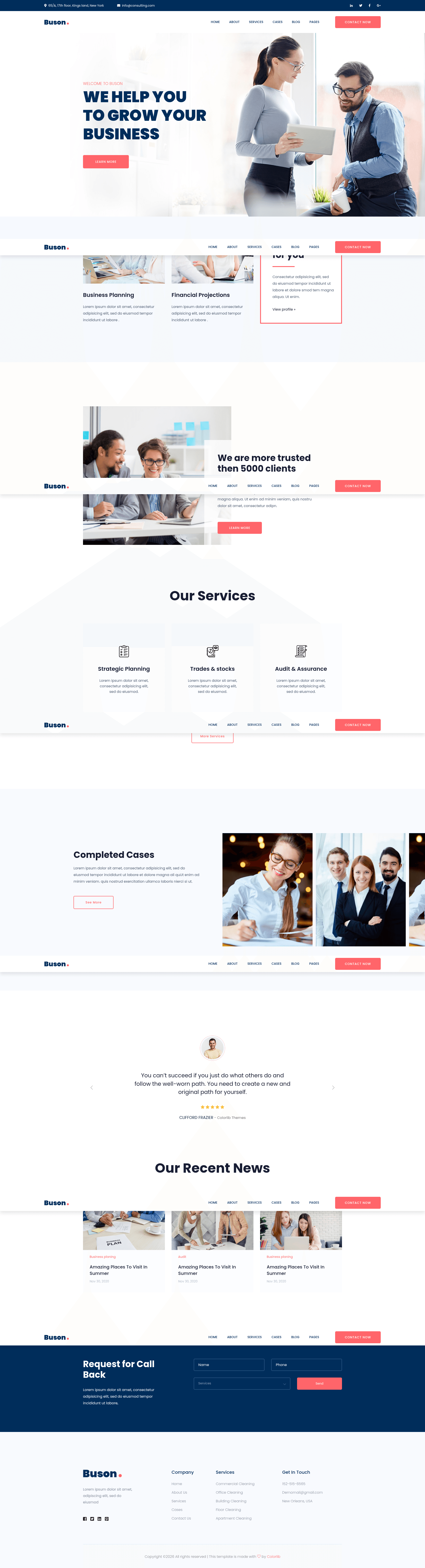 screenshot of Buson on template0.com