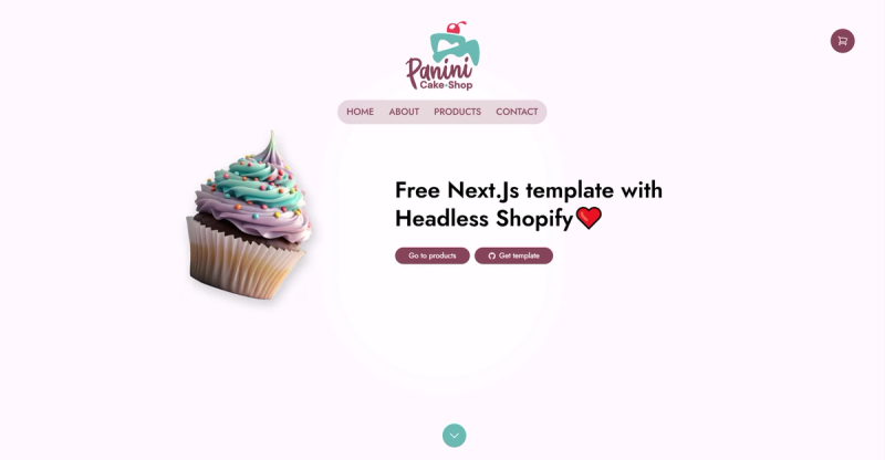 Image for Panini Cake(ecommerce nextjs template) on template0.com Image for Panini Cake(ecommerce nextjs template) on template0.com