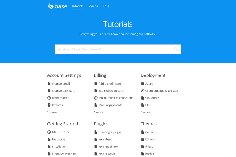 Image for Base Jekyll Template on template0.com