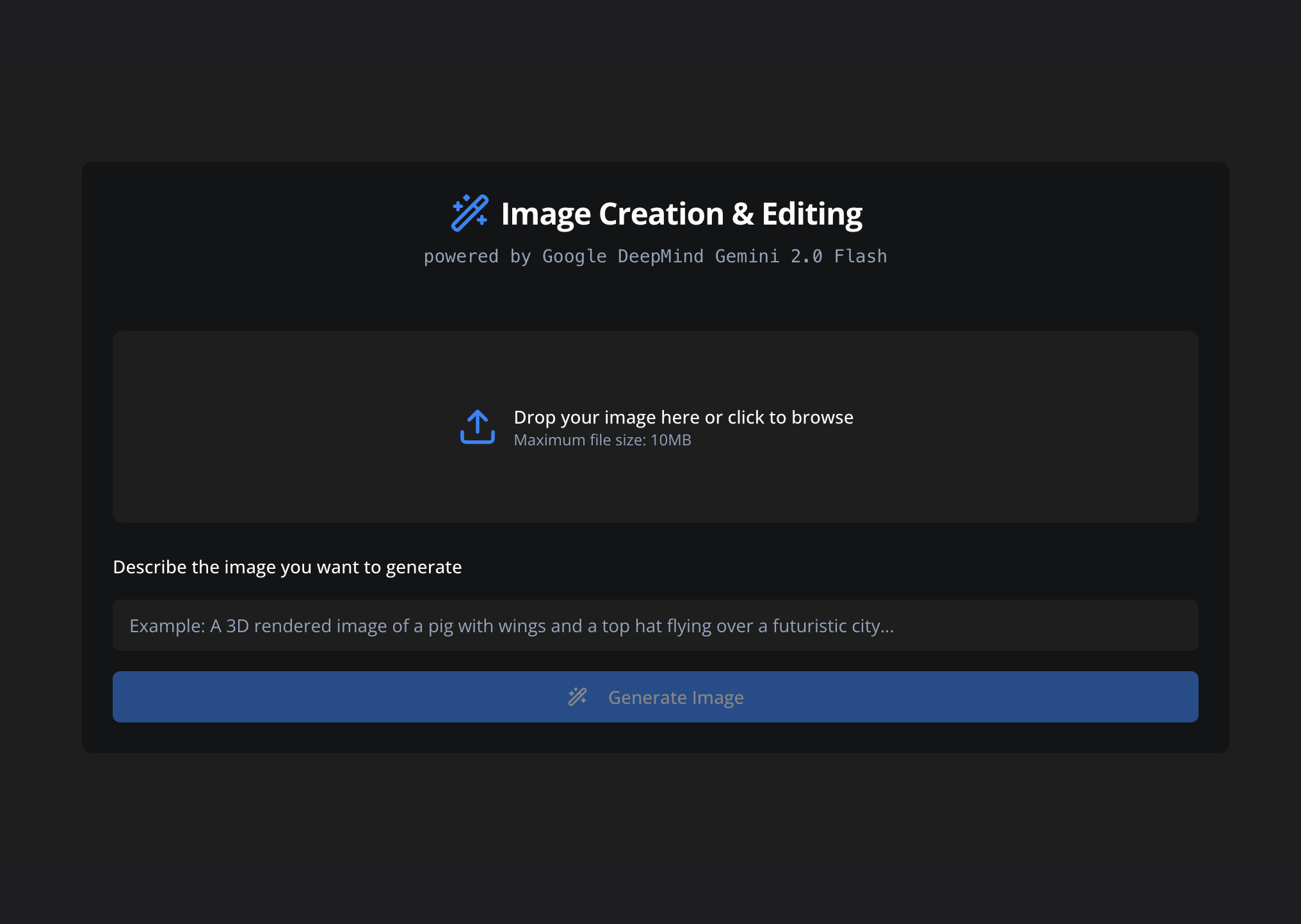 Gemini 2.0 Flash Image Generation and Editing preview