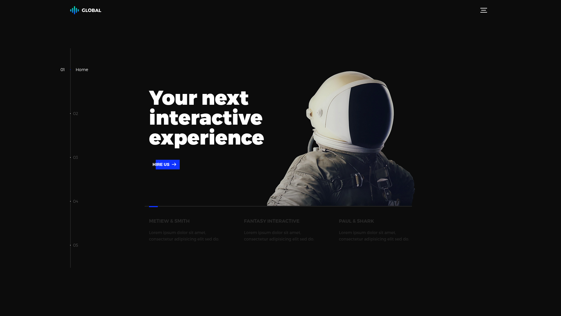 screenshot of Global on template0.com