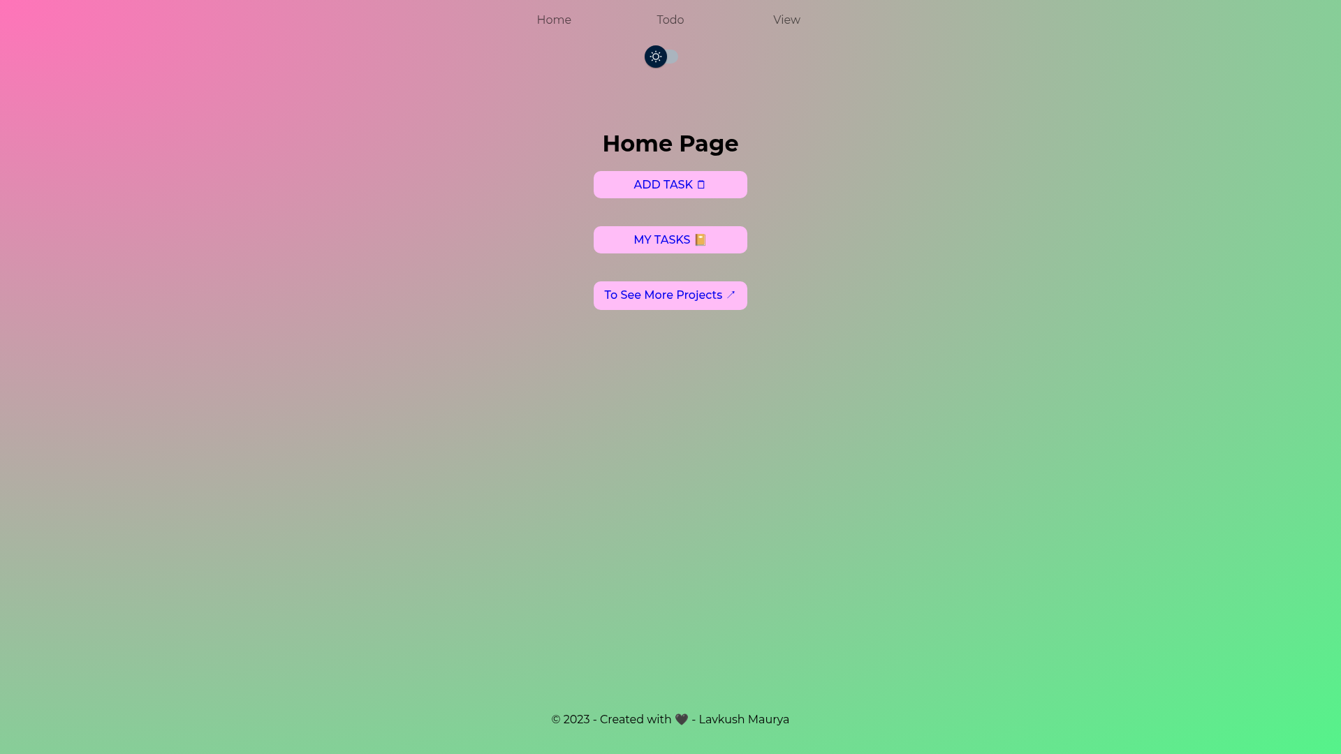 screenshot of Todo App Gatsby Redux Toolkit on template0.com