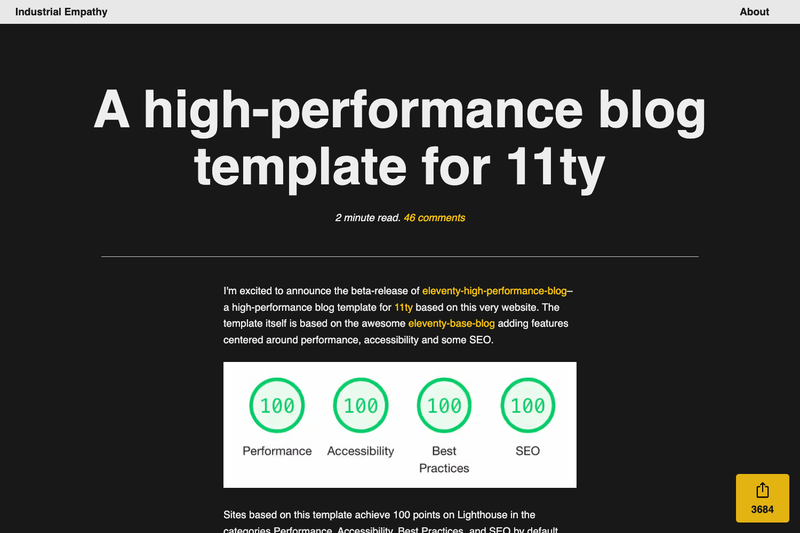 Image for Eleventy High Performance Blog on template0.com Image for Eleventy High Performance Blog on template0.com