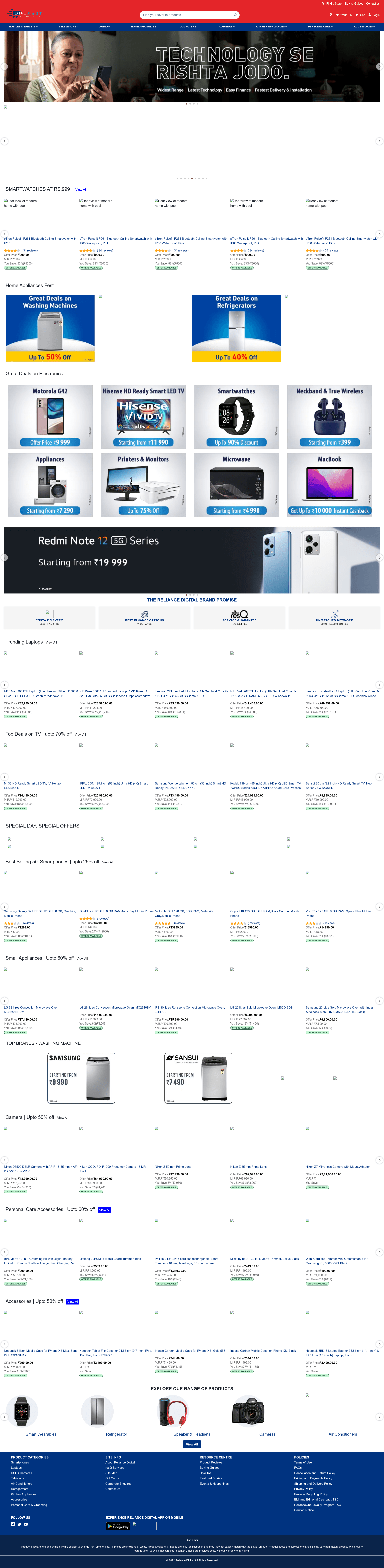 screenshot of DigiMart Clone on template0.com