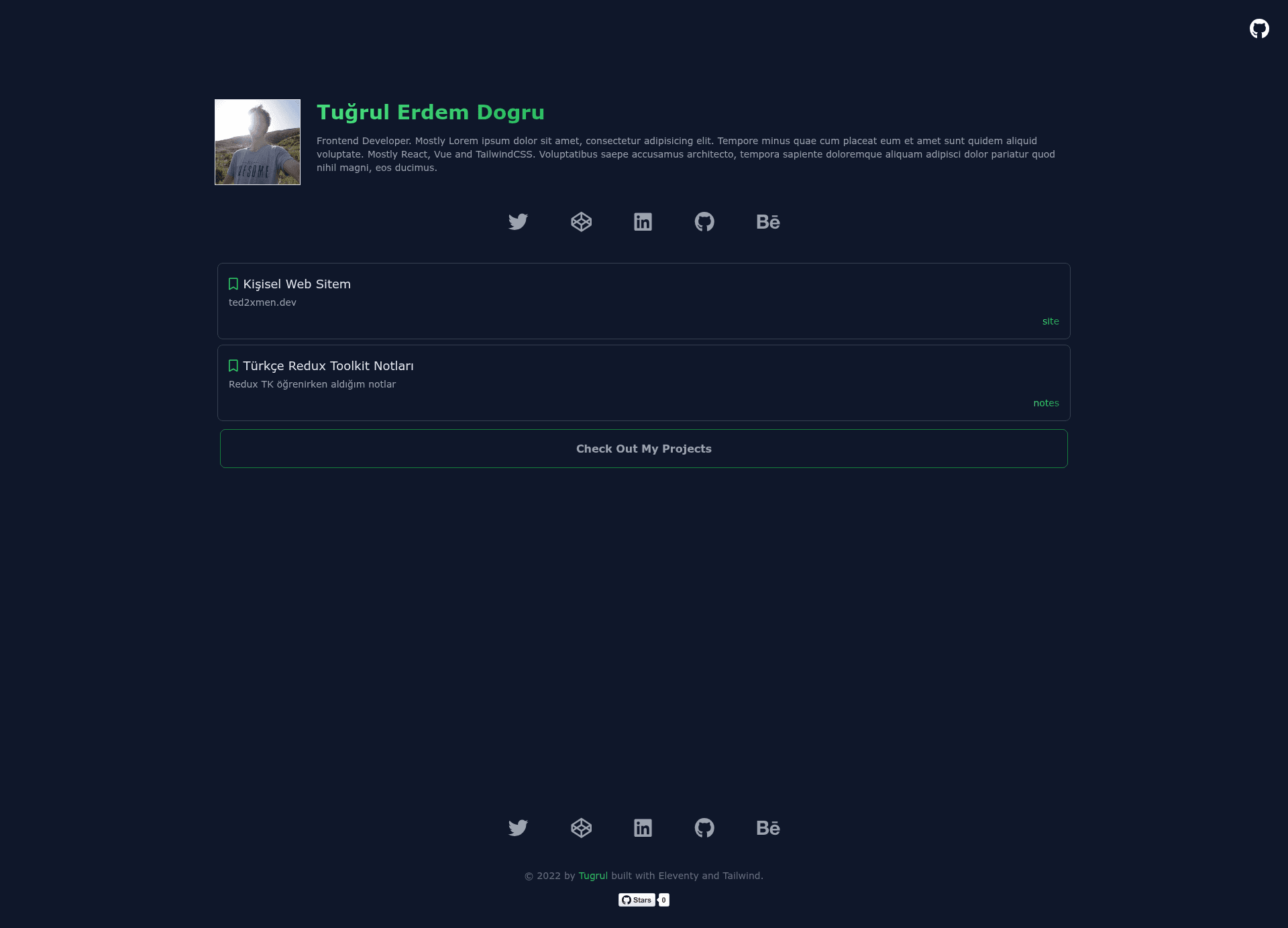 screenshot of Eleventree on template0.com