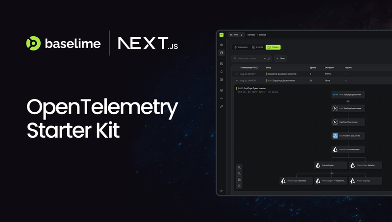 Image for Next.js Baselime Template with OpenTelemetry on template0.com Image for Next.js Baselime Template with OpenTelemetry on template0.com